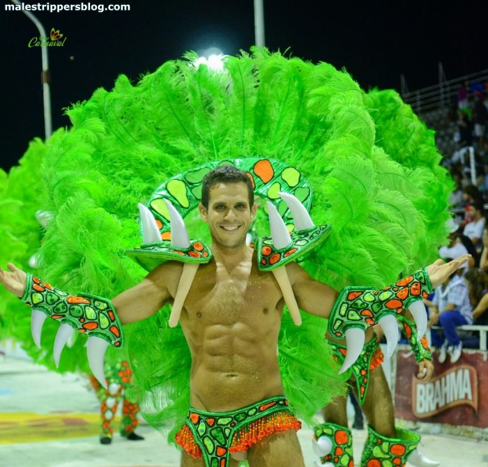 Argentinia muscle man on carnival