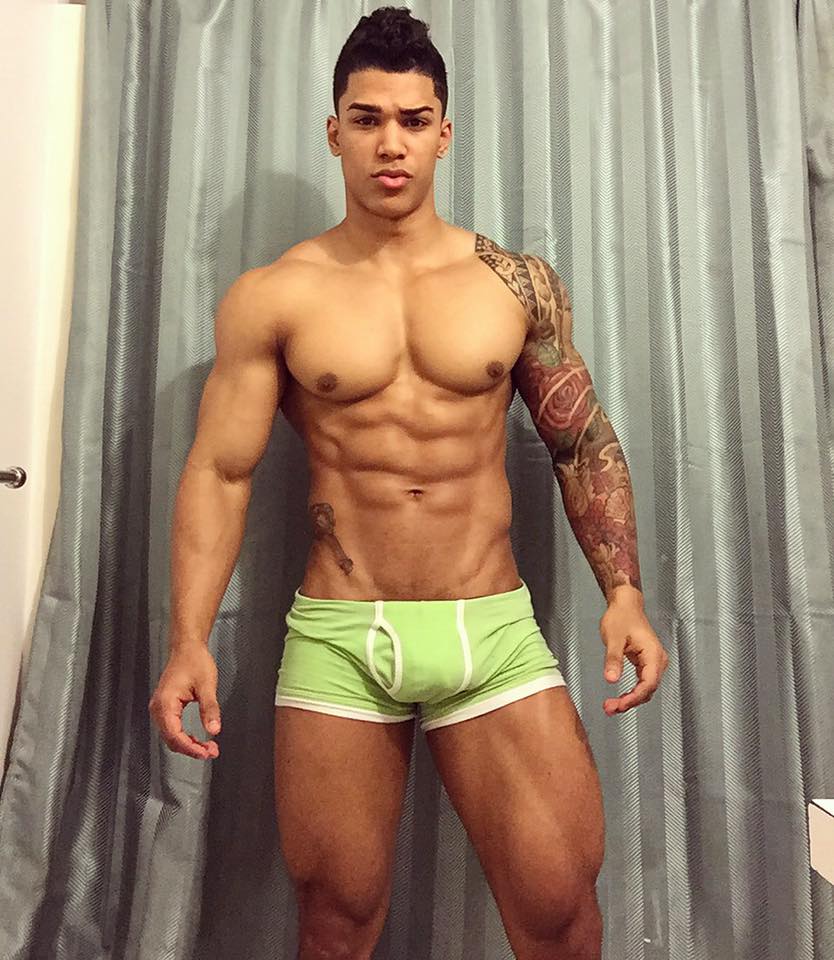 stunning muscle guy